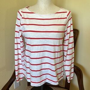Old Navy Boat Neck Striped Mariner Tee, Small